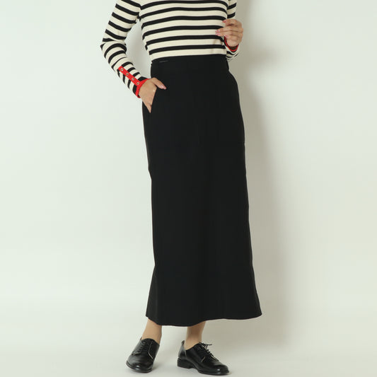 ウールレットロングスカート  55096501