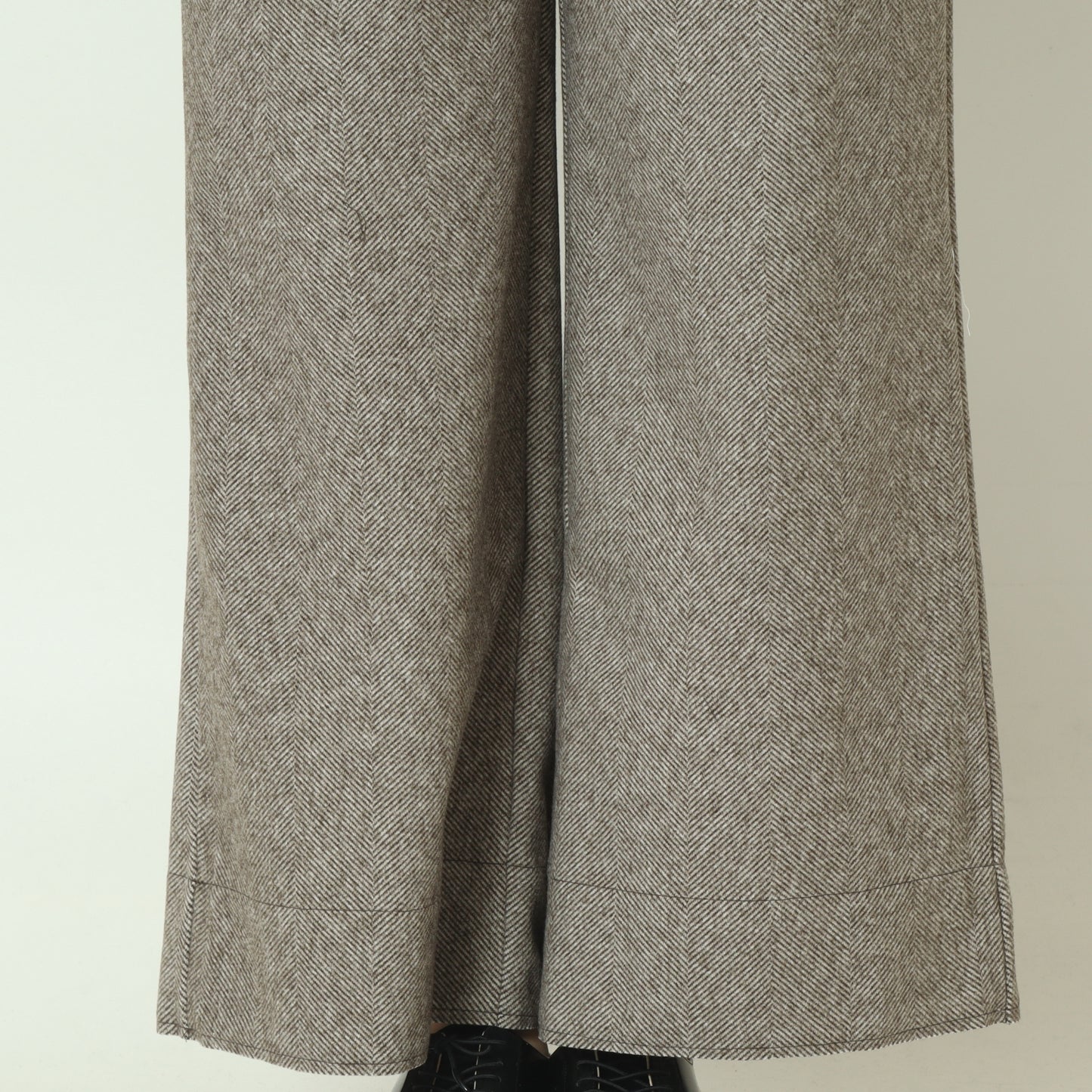 ウールレットワイドパンツ  55096502