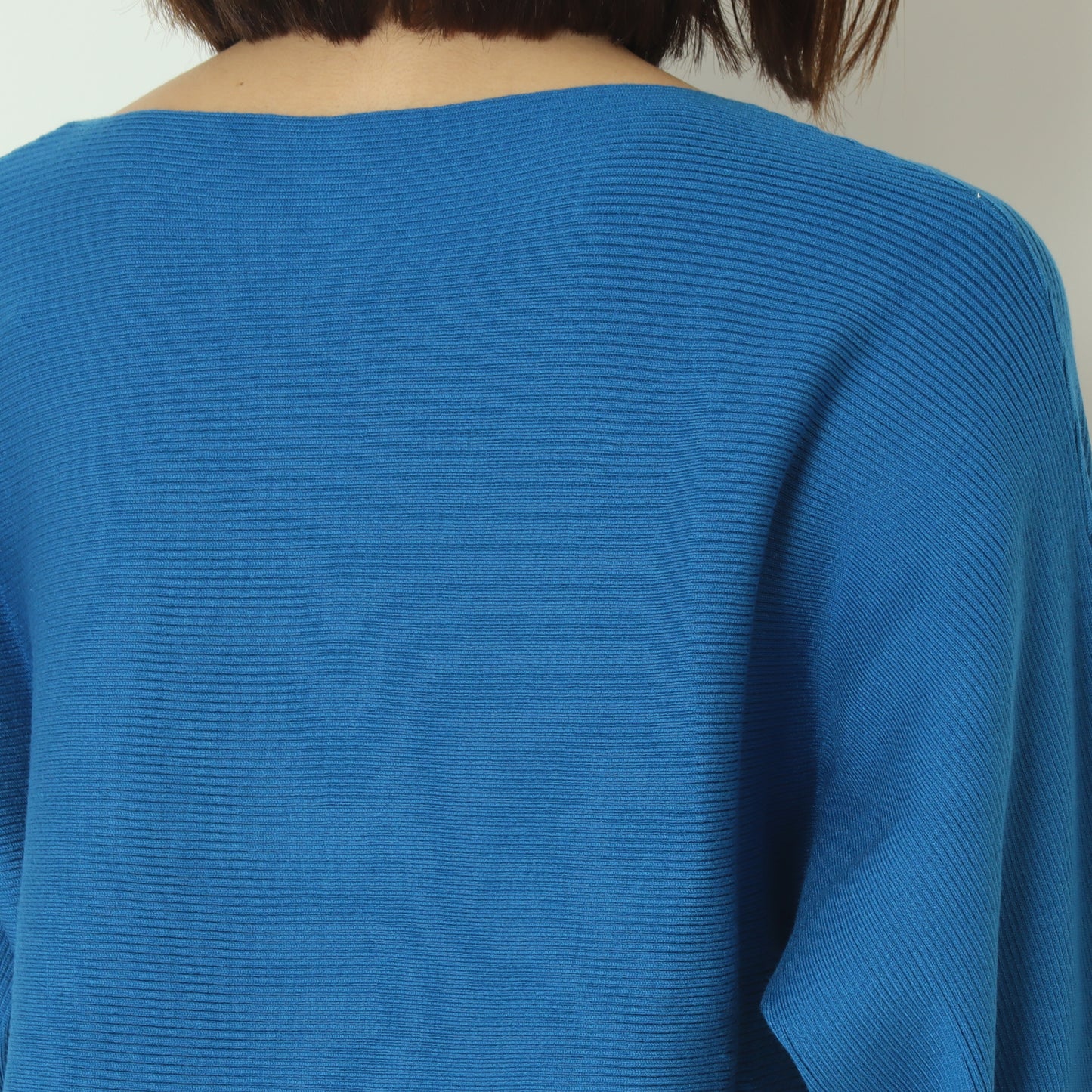 ドルマンスリーブリブ編みニット  55225630