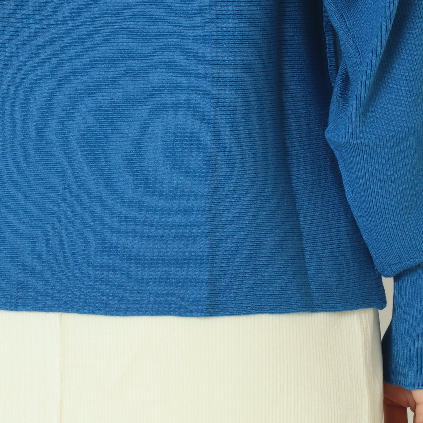 ドルマンスリーブリブ編みニット  55225630