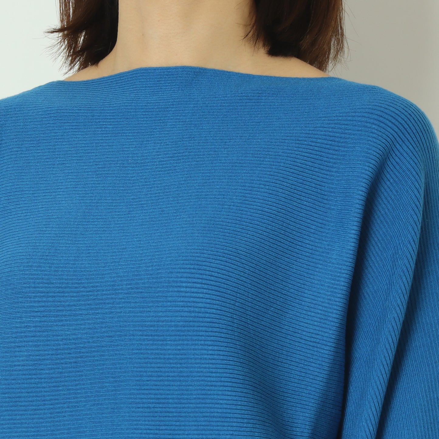 ドルマンスリーブリブ編みニット  55225630