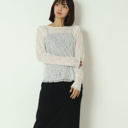 リバーシブルレーストップス  55295105