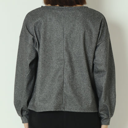 パフスリーブショートトップス　55225651