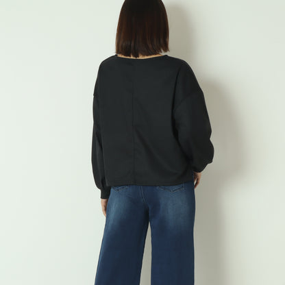 パフスリーブショートトップス　55225651