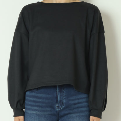 パフスリーブショートトップス　55225651