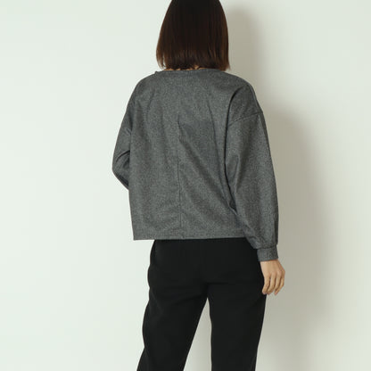 パフスリーブショートトップス　55225651