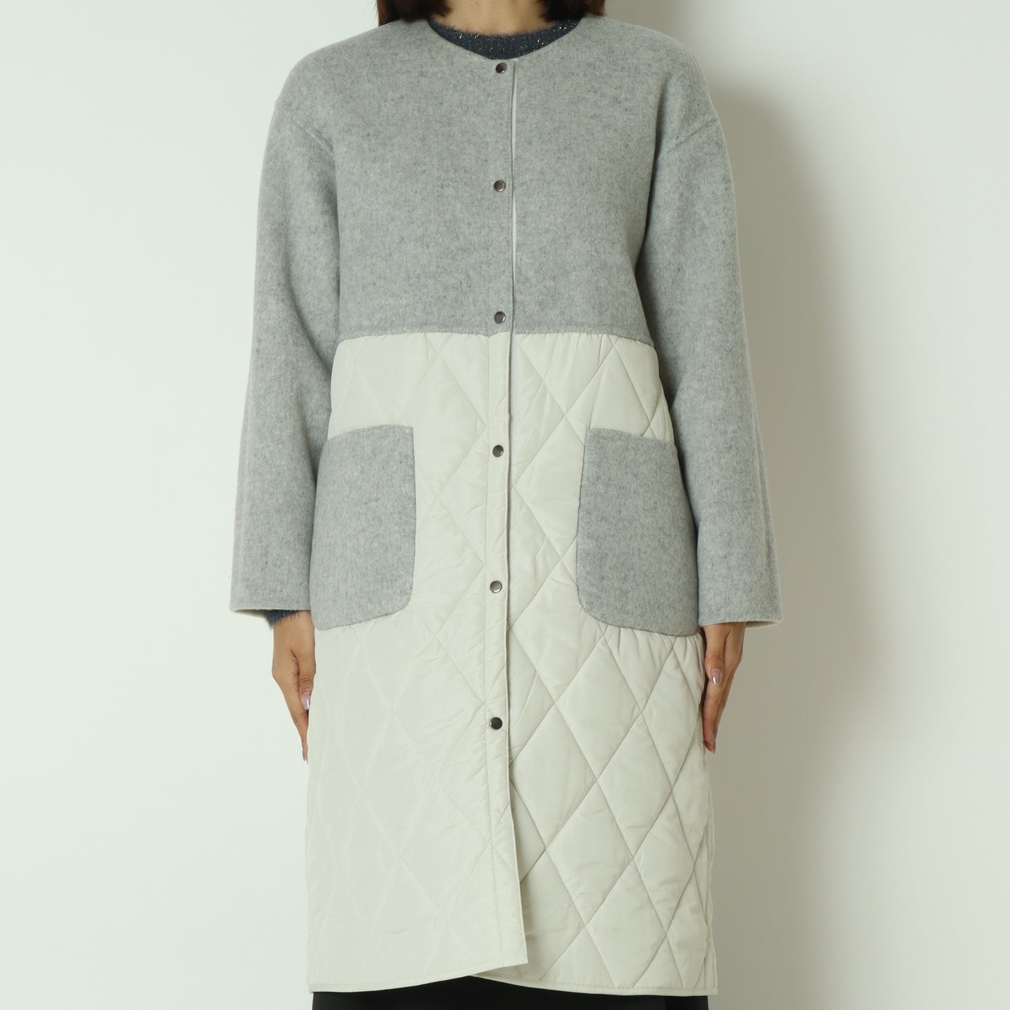 ウール＆キルトリバーシブルコート 55224550