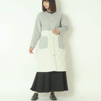 ウール＆キルトリバーシブルコート 55224550