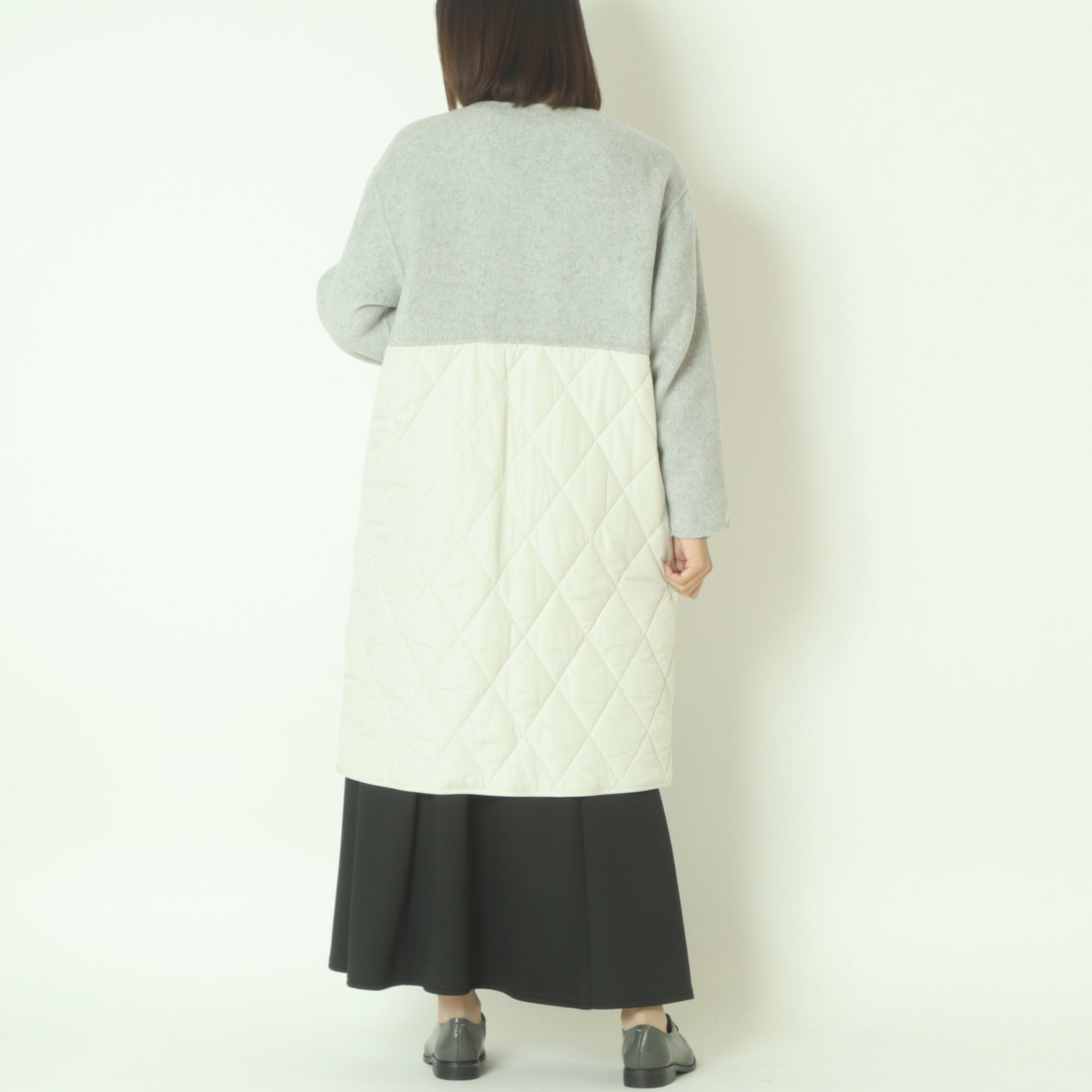 ウール＆キルトリバーシブルコート 55224550