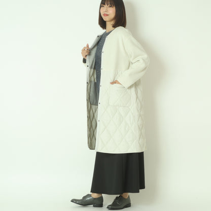 ウール＆キルトリバーシブルコート 55224550