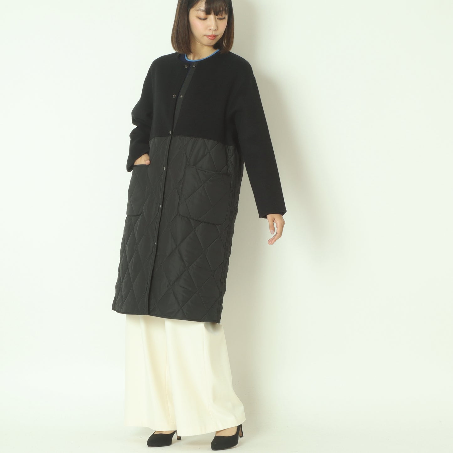ウール＆キルトリバーシブルコート 55224550