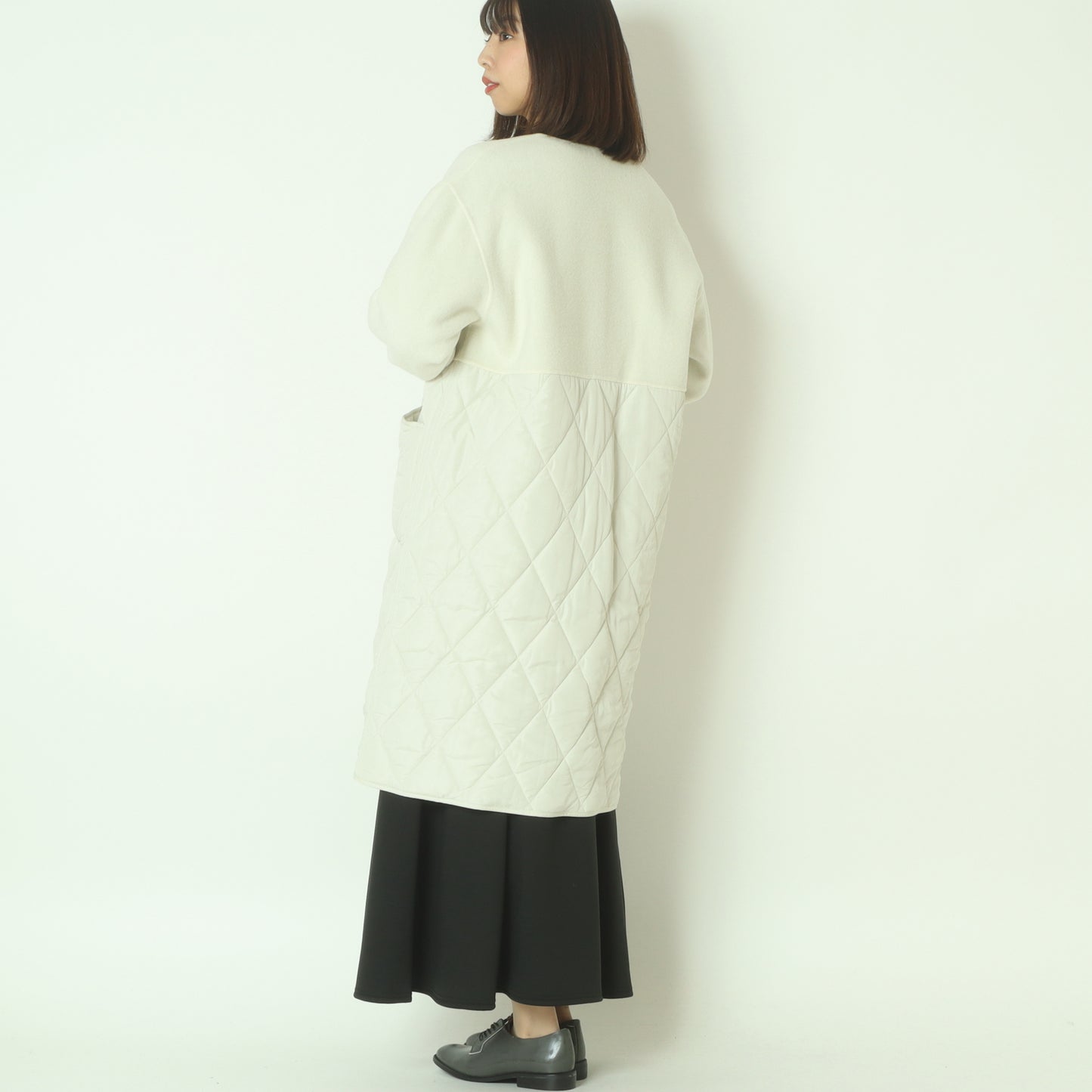 ウール＆キルトリバーシブルコート 55224550