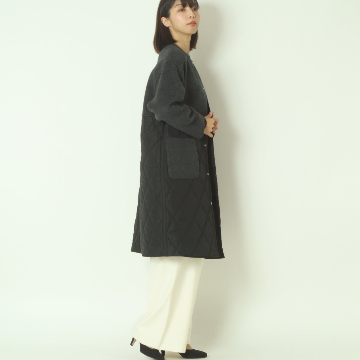 ウール＆キルトリバーシブルコート 55224550