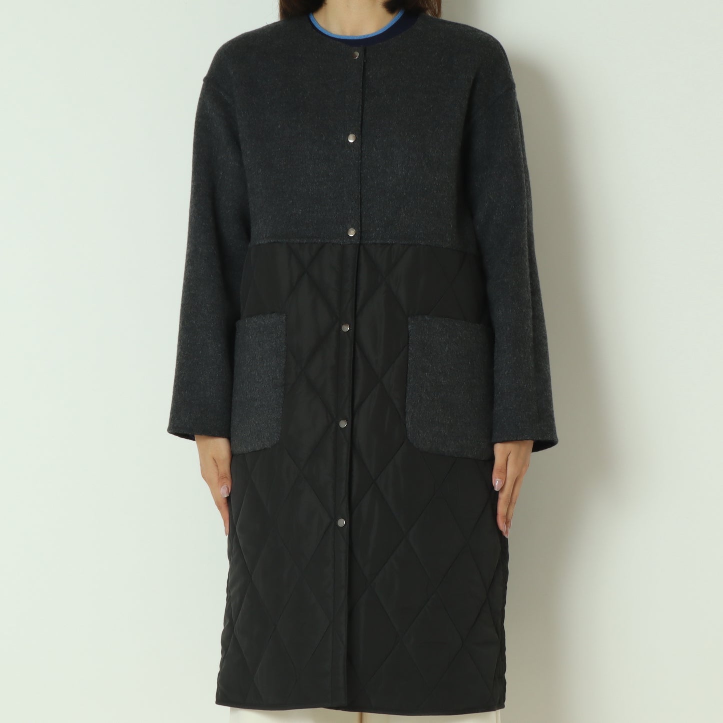 ウール＆キルトリバーシブルコート 55224550