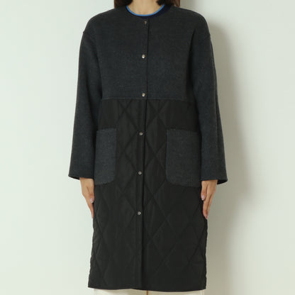 ウール＆キルトリバーシブルコート 55224550