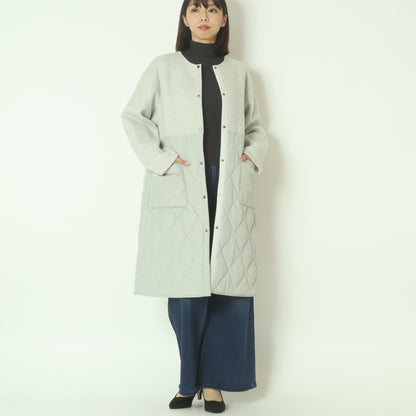 ウール＆キルトリバーシブルコート 55224550