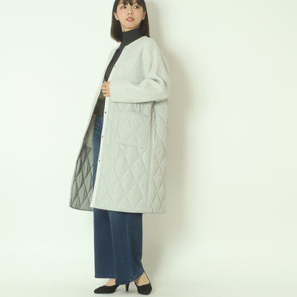 ウール＆キルトリバーシブルコート 55224550