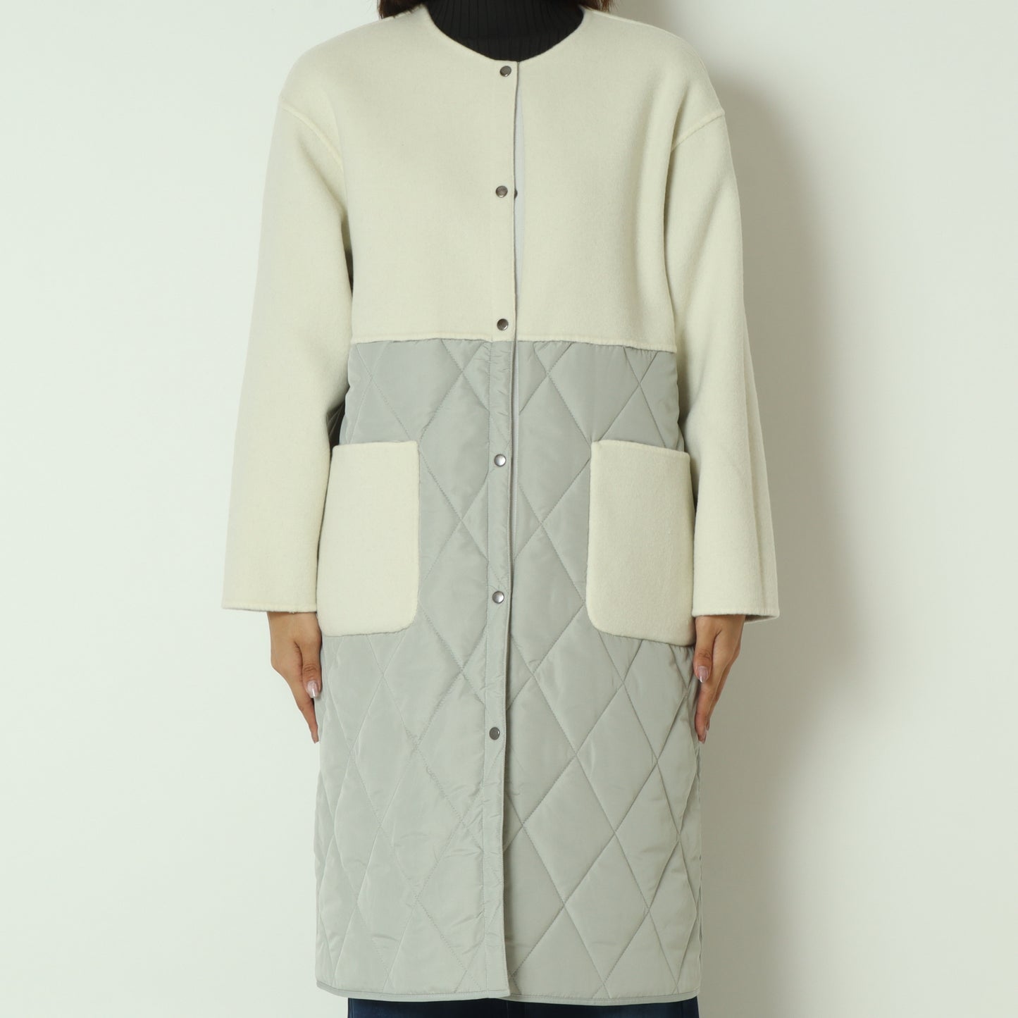 ウール＆キルトリバーシブルコート 55224550