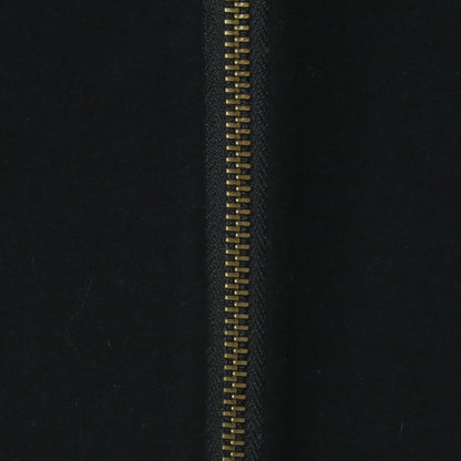 ノーカラーダブルジップロングコート  55224556