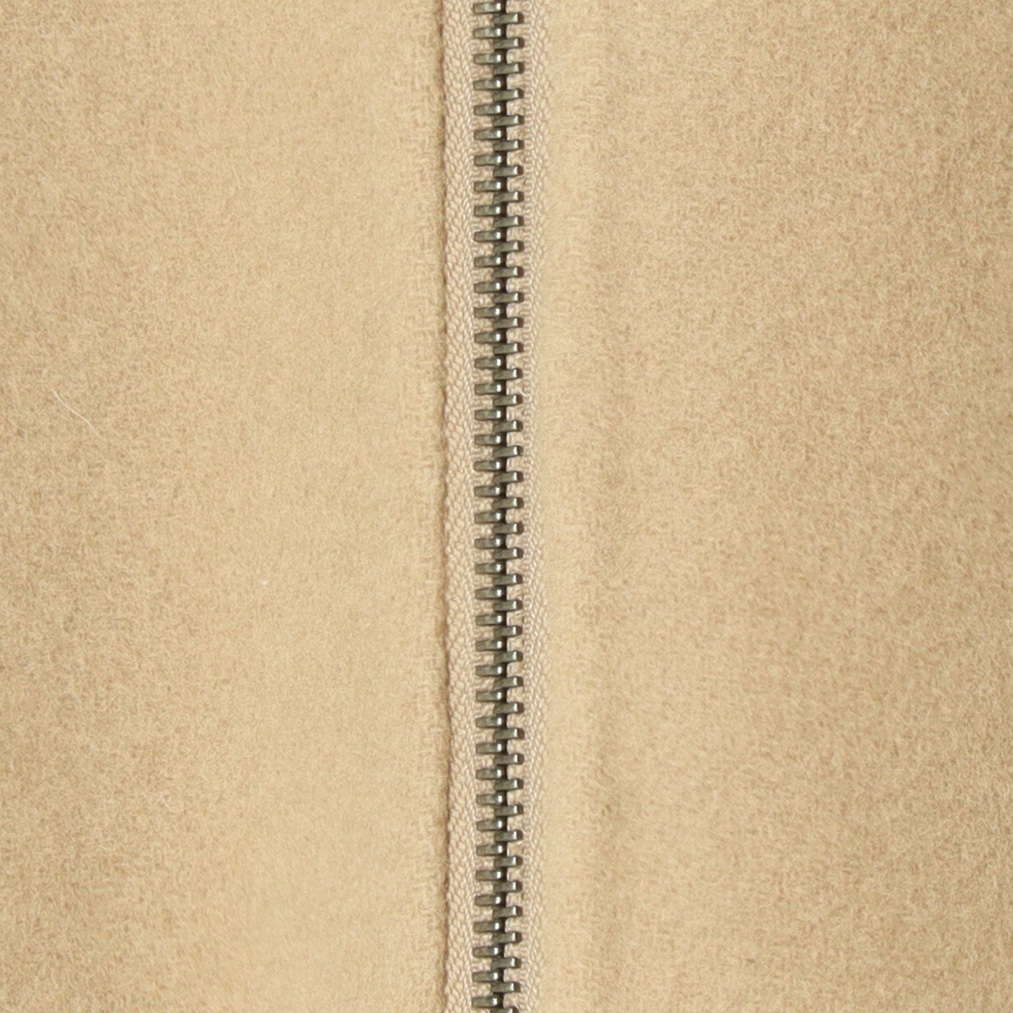 ノーカラーダブルジップロングコート  55224556