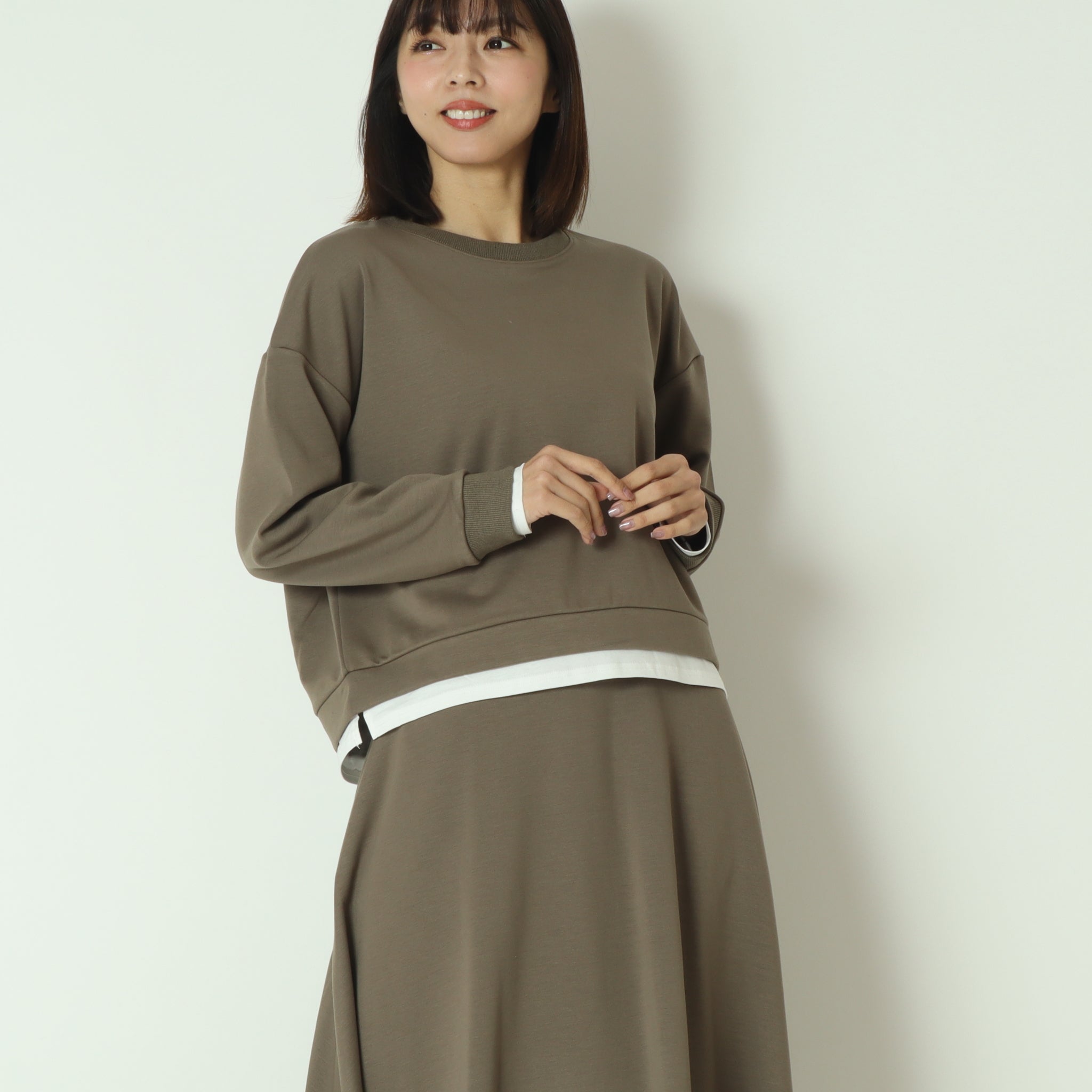 レイヤード風トップス 55225649 – DURAY