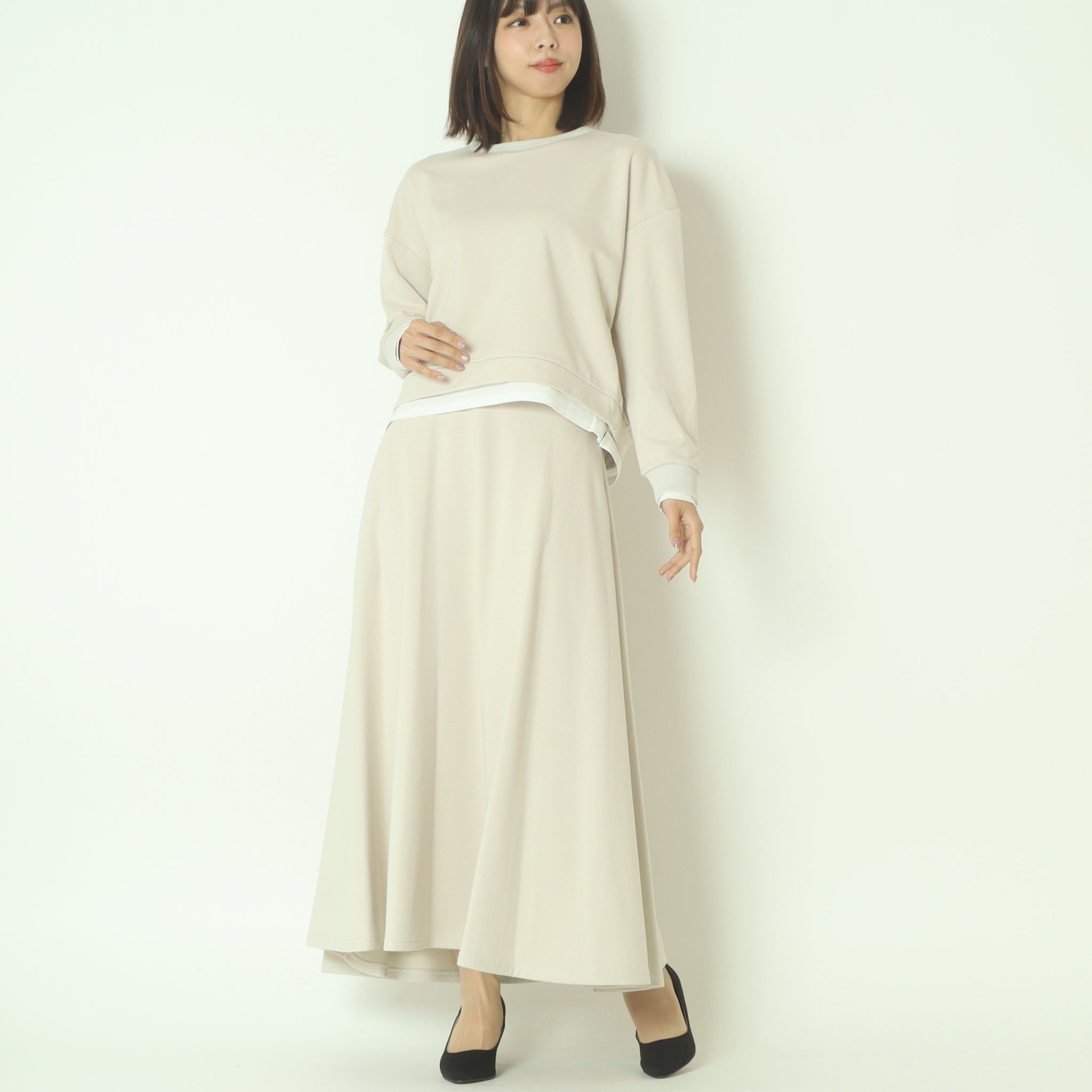 レイヤード風トップス 55225649 – DURAY