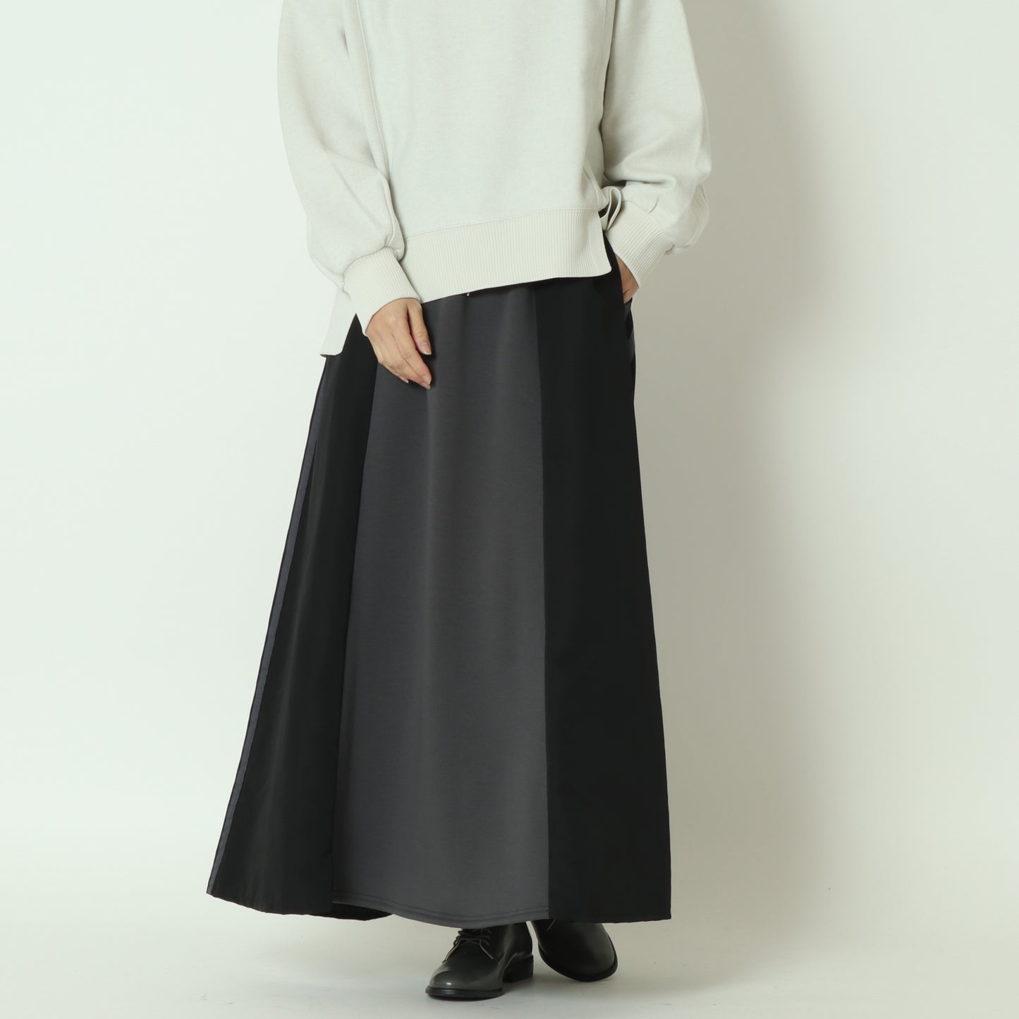 ドッキングデザインサイドラインスカート 55036523