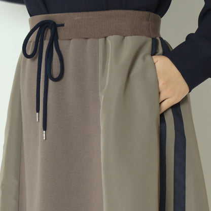 ドッキングデザインサイドラインスカート 55036523