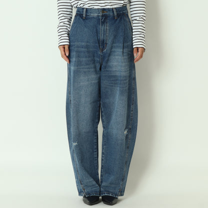 カーブシームデニムパンツ  Y234-31041