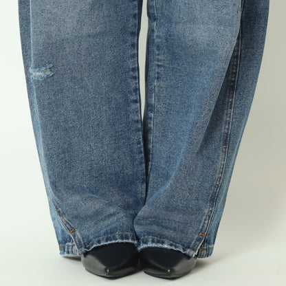 カーブシームデニムパンツ  Y234-31041