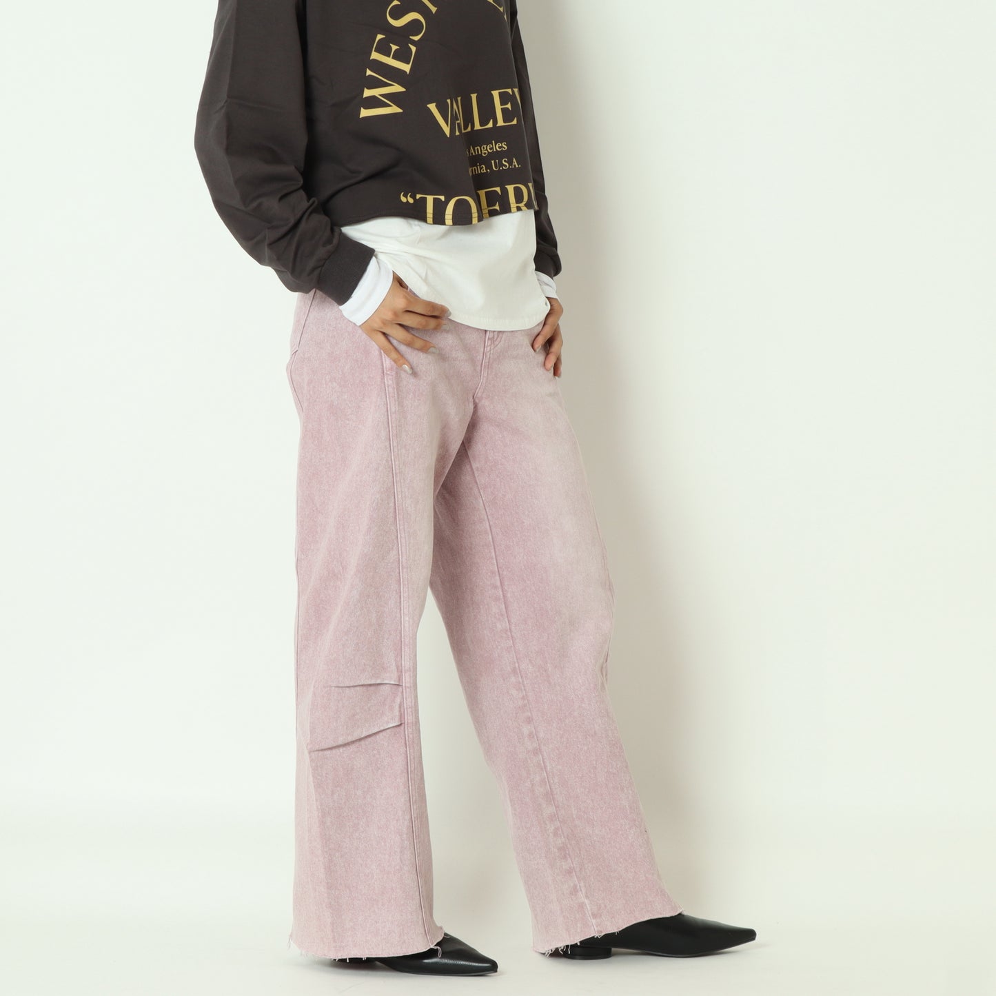 ニータックデニムパンツ  Y252-31054-2