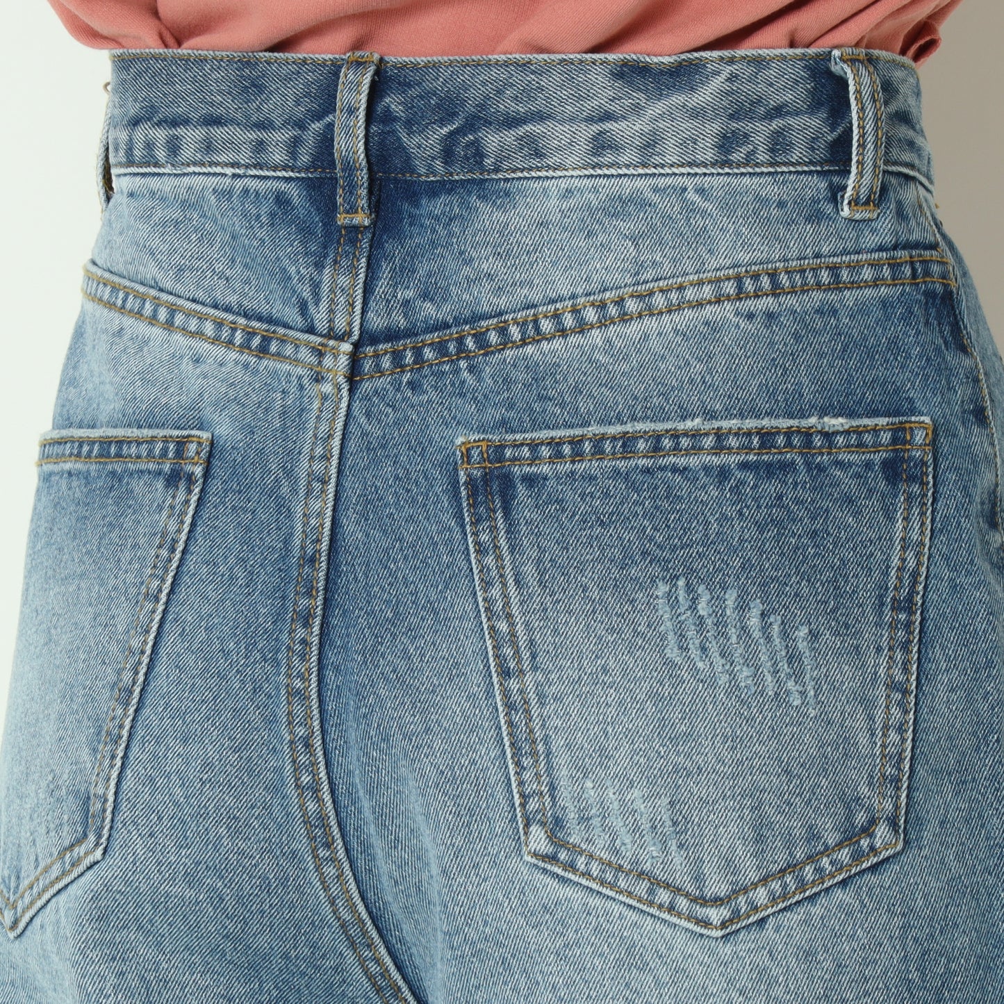 ハイライズタックワイドパンツ  Y253-31101