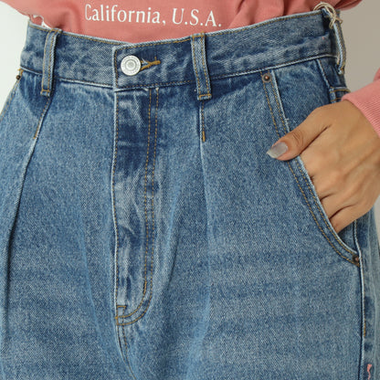 ハイライズタックワイドパンツ  Y253-31101