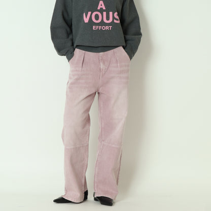 ハイライズタックワイドパンツ  Y252-31064