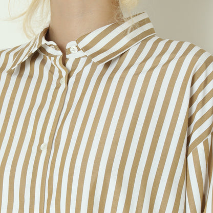 2WAYストライププリントシャツ　1555-218KK