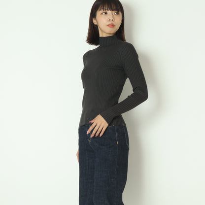 ストレッチリブボトルネックセーター  70572G