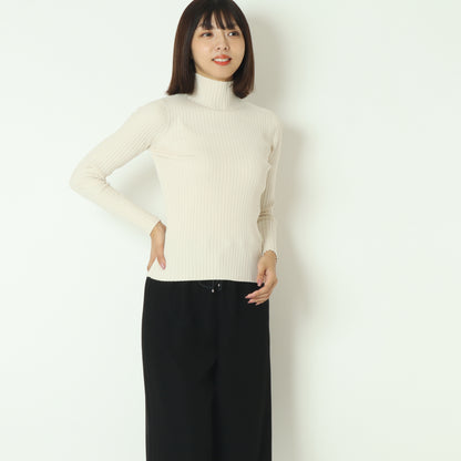 ストレッチリブボトルネックセーター  70572G