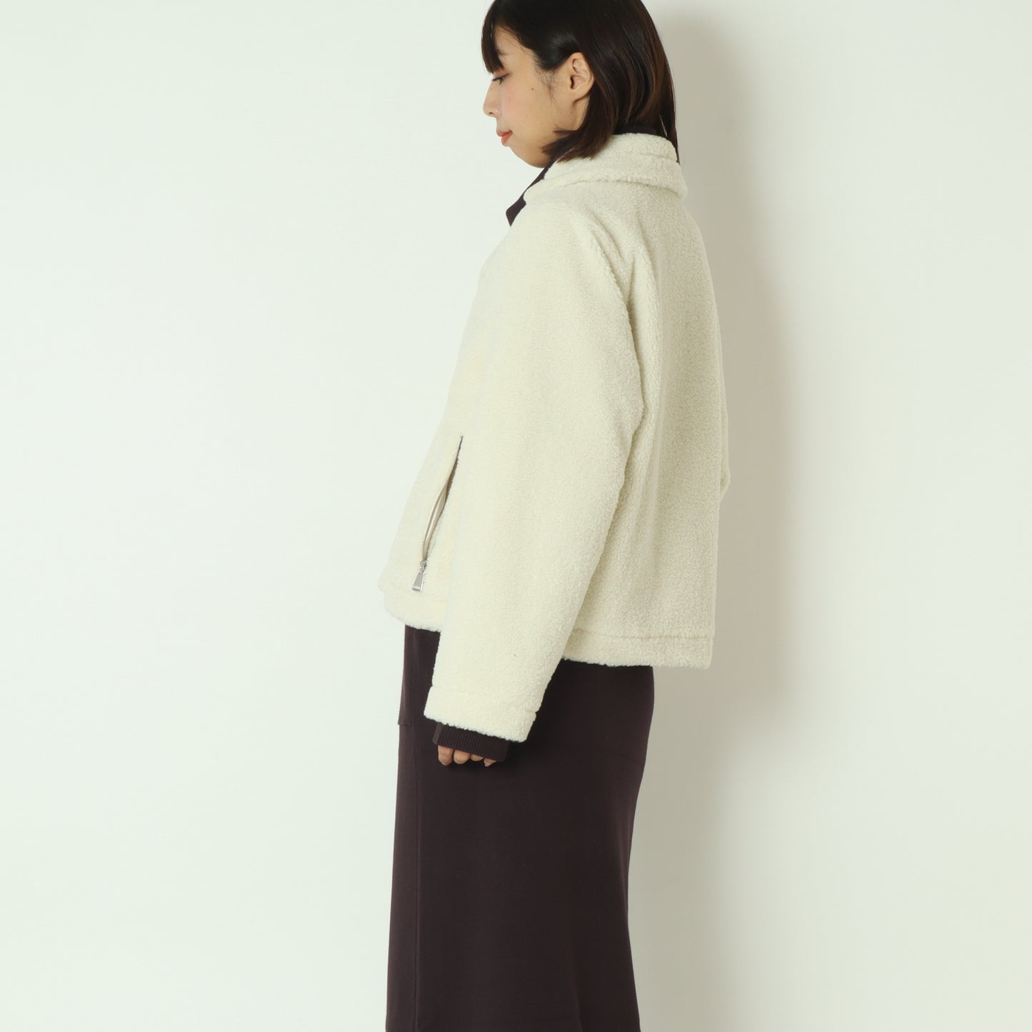 ライダースディテールボアジャケット  57110