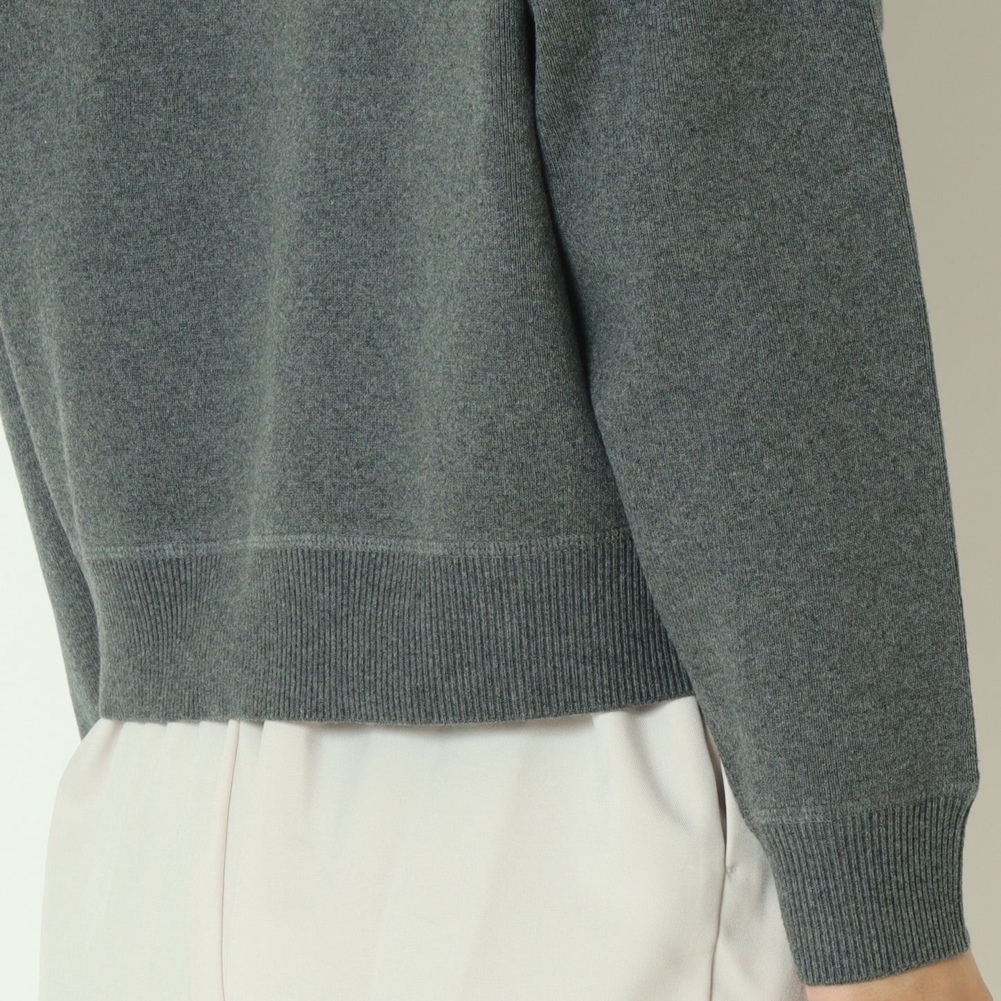 コットンカシミヤ混ニット  95195