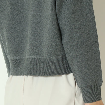 コットンカシミヤ混ニット  95195