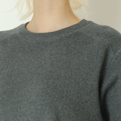 コットンカシミヤ混ニット  95195