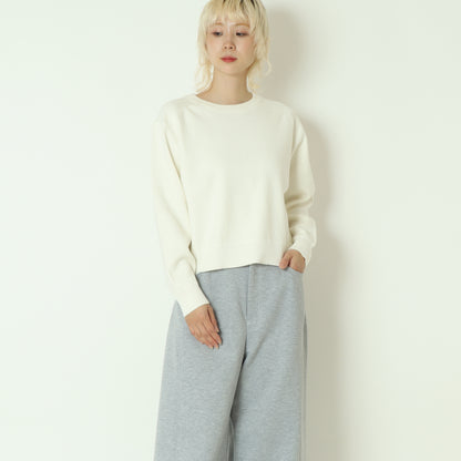 コットンカシミヤ混ニット  95195