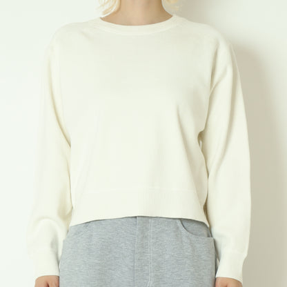 コットンカシミヤ混ニット  95195