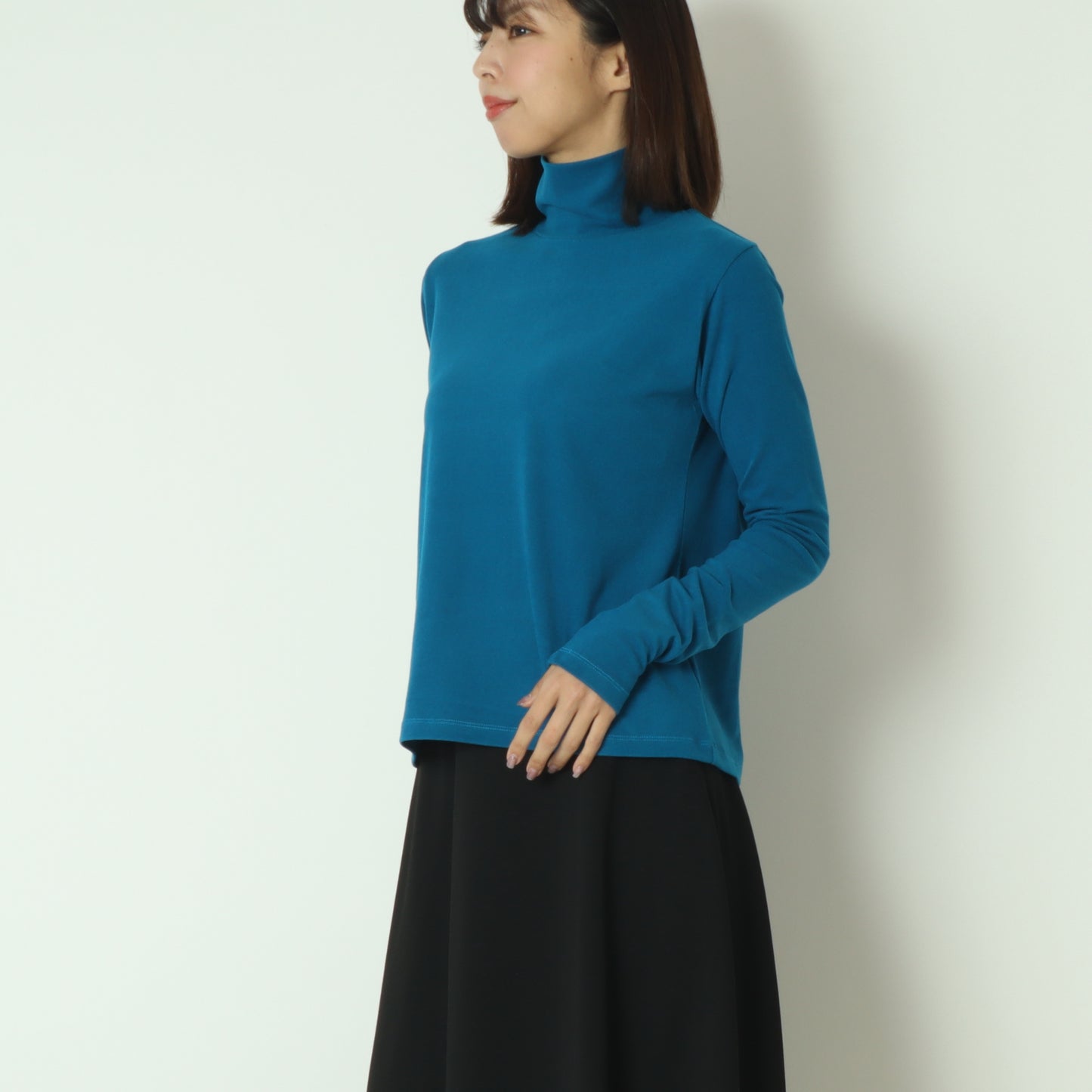 ウォームストレッチハイネックプルオーバー  16210