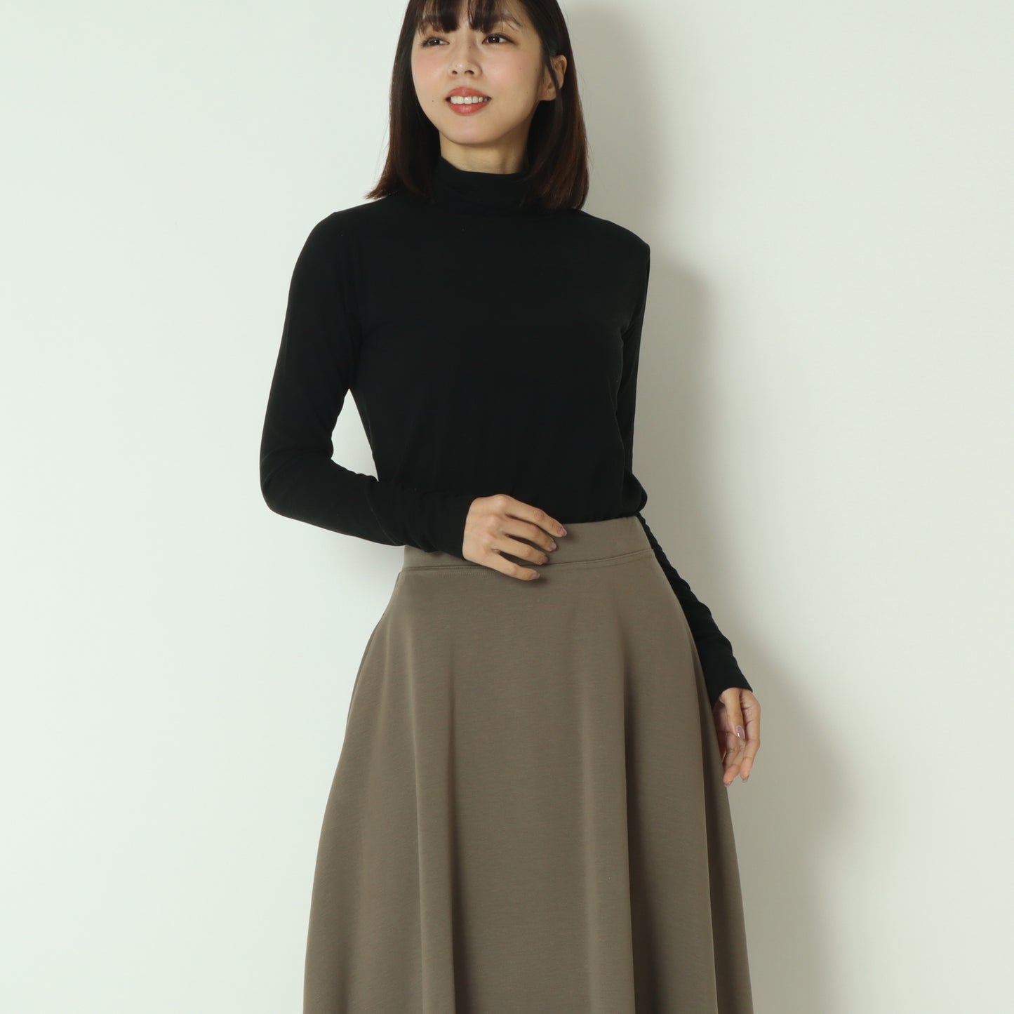 ウォームストレッチハイネックプルオーバー  16210