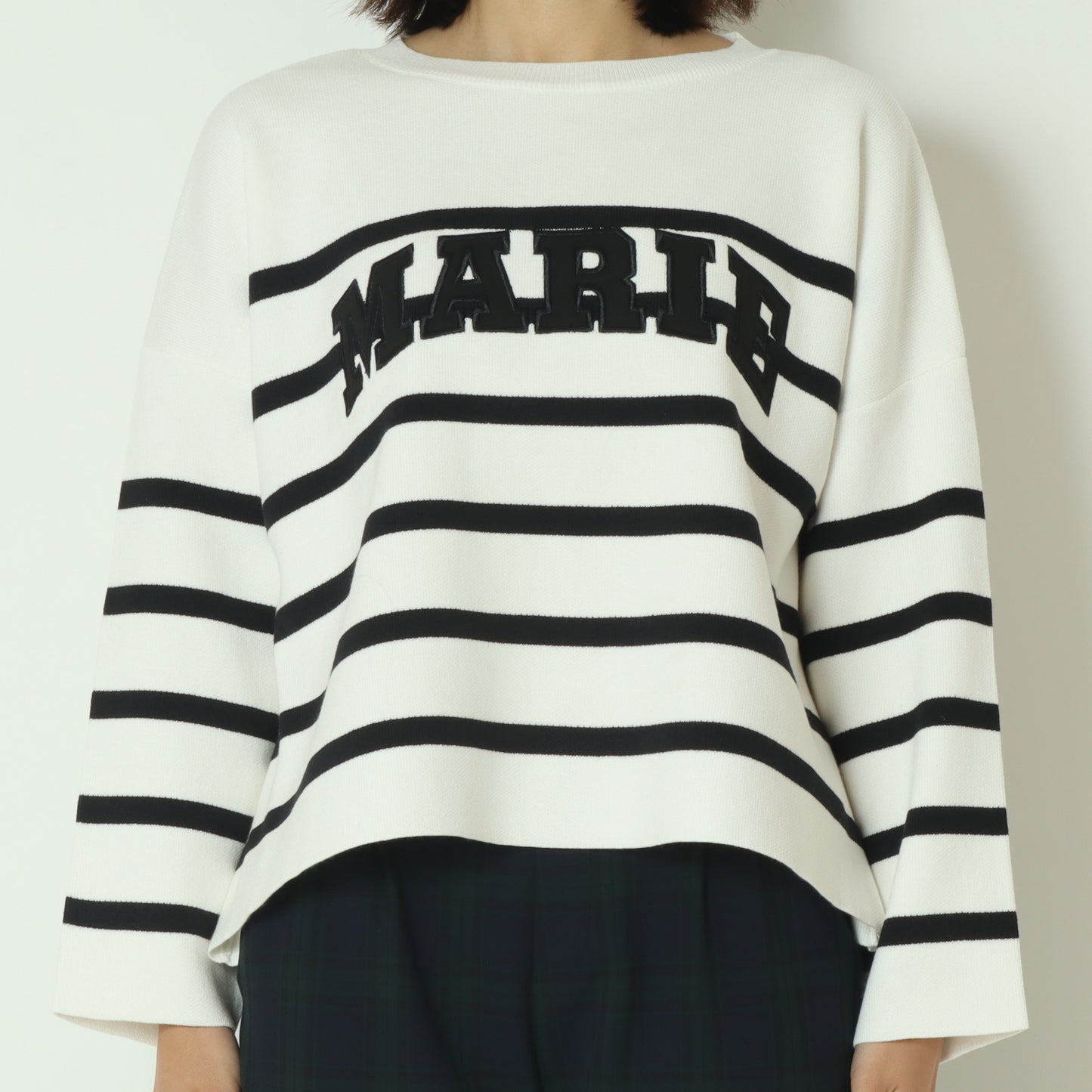 ボーダーロゴニット　95196