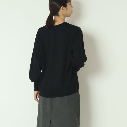 Vネックウールニットセーター 57143