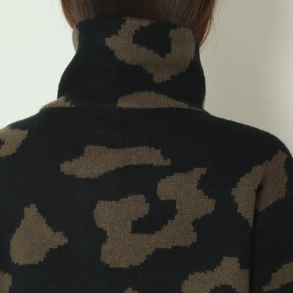 ジャガードニットブルゾン  MGKN-25130-A