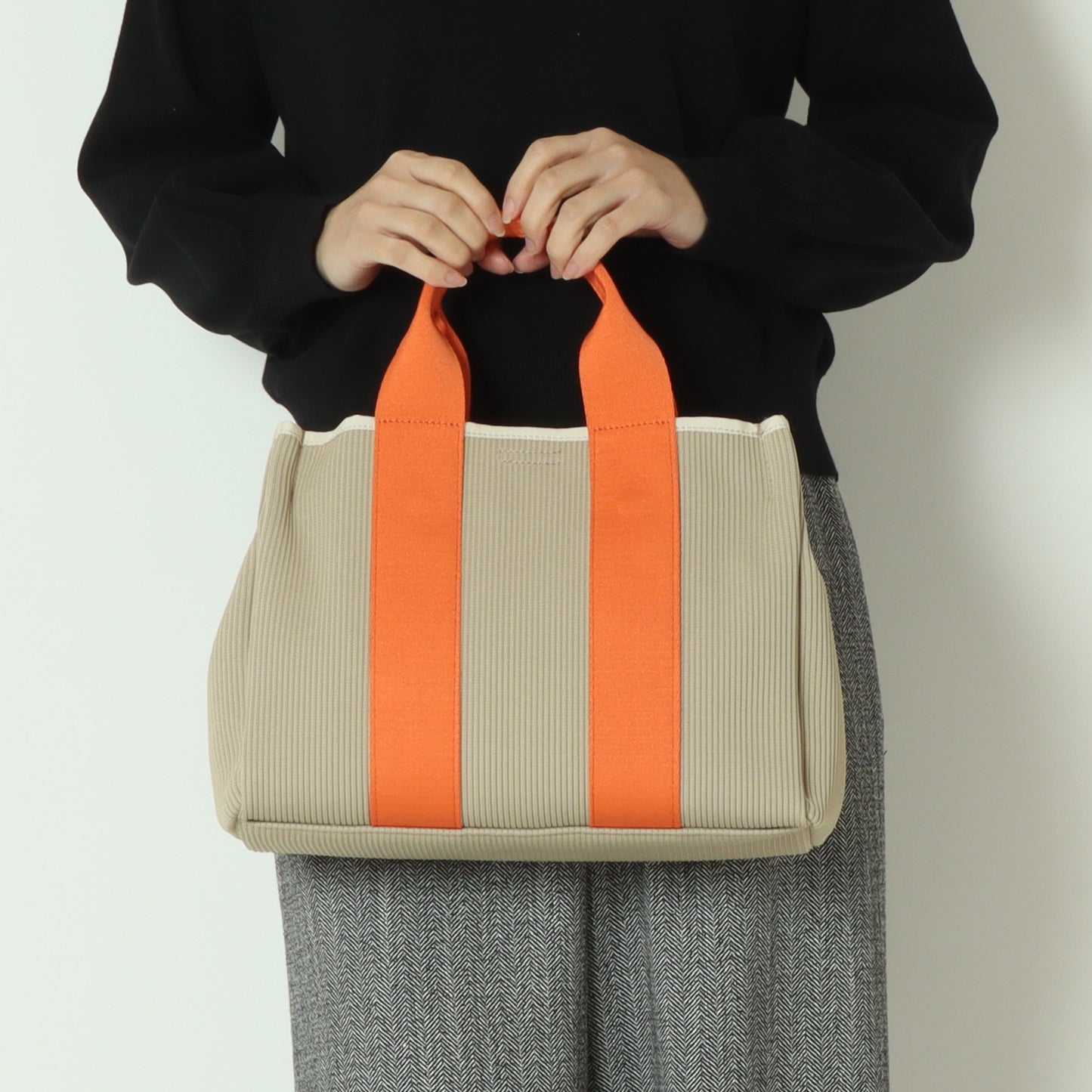 ジャガードニットスクエア2wayトート  100005001