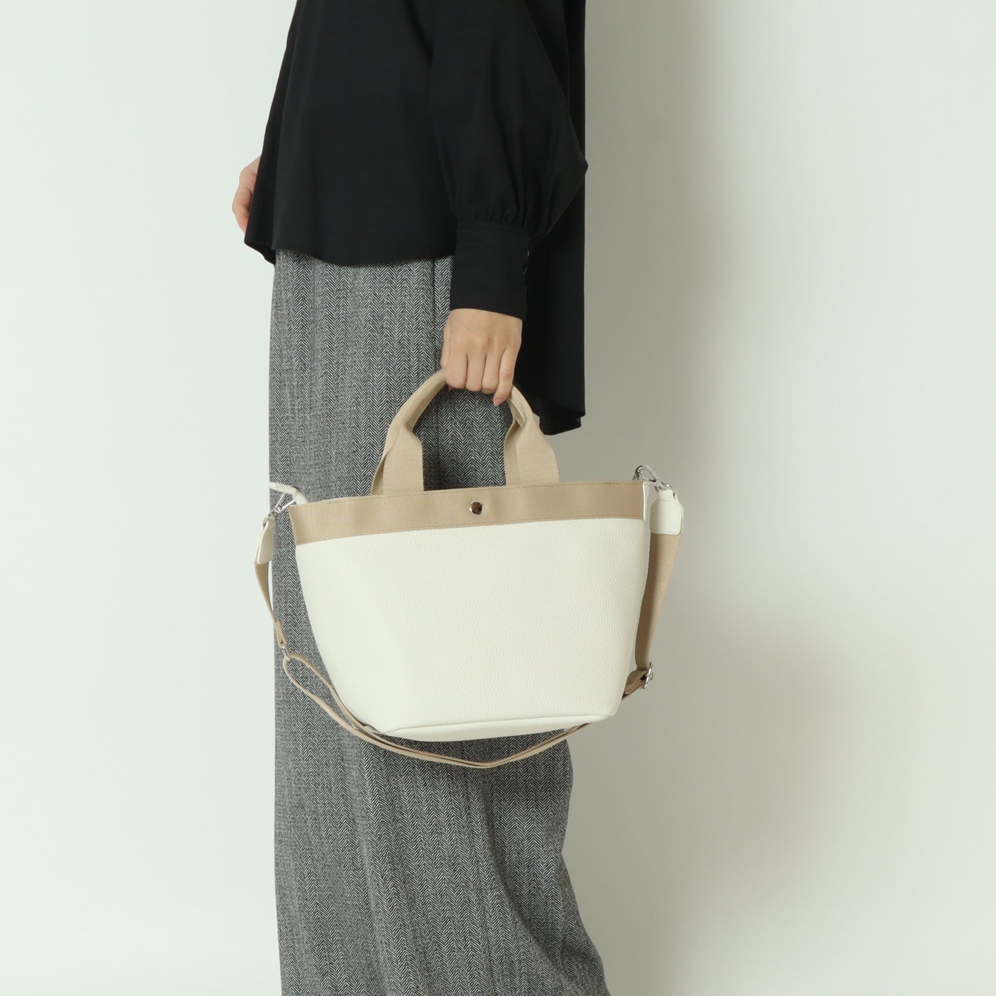 シュリンク舟型2wayトート  100003181